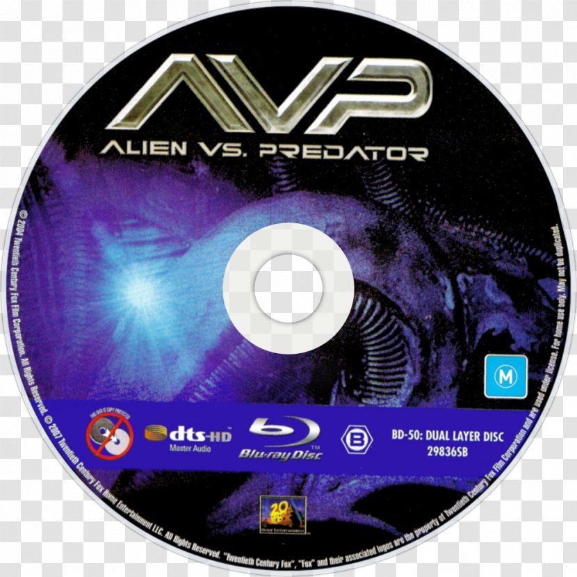 Alien Vs. Predator 20th Century Fox - Dvd Transparent PNG