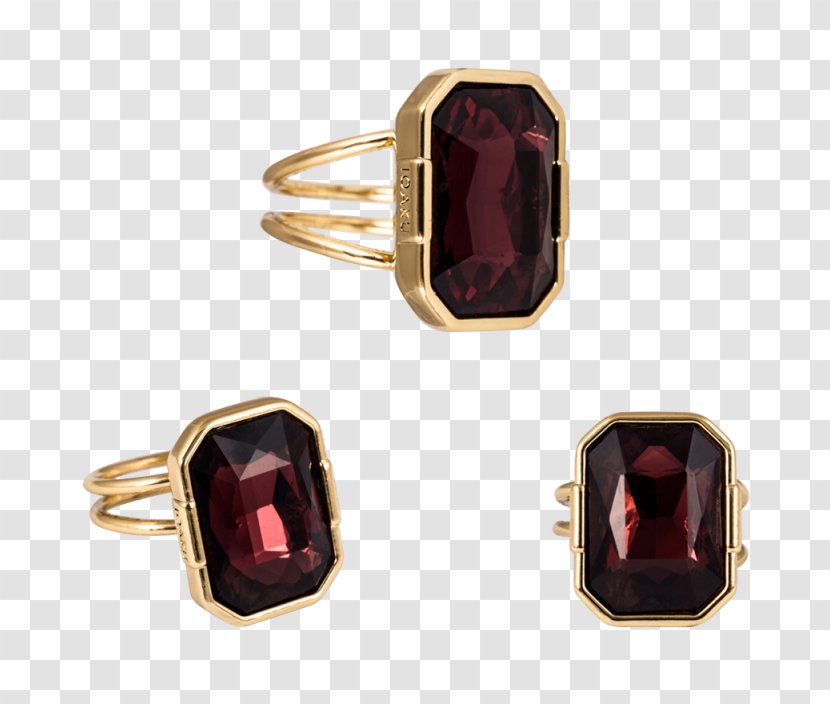 Amethyst Earring Gold Cufflink - Fashion - Ring Transparent PNG