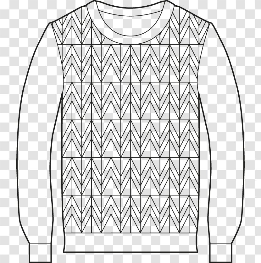 Long-sleeved T-shirt Collar Dress - Neck - Colorful Rhombus Transparent PNG