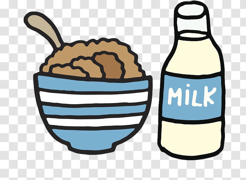 Breakfast Cereal Milk Bowl Clip Art - Bottle - Yogurt Vector Download Transparent PNG