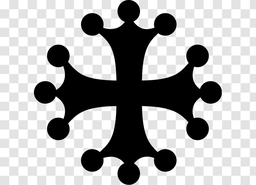 Occitan Cross Symbol Christian Heraldry Transparent PNG