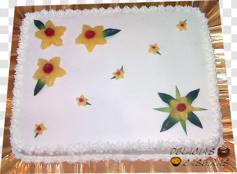 Birthday Cake Frosting & Icing Torte Sugar Pineapple - Baked Goods Transparent PNG