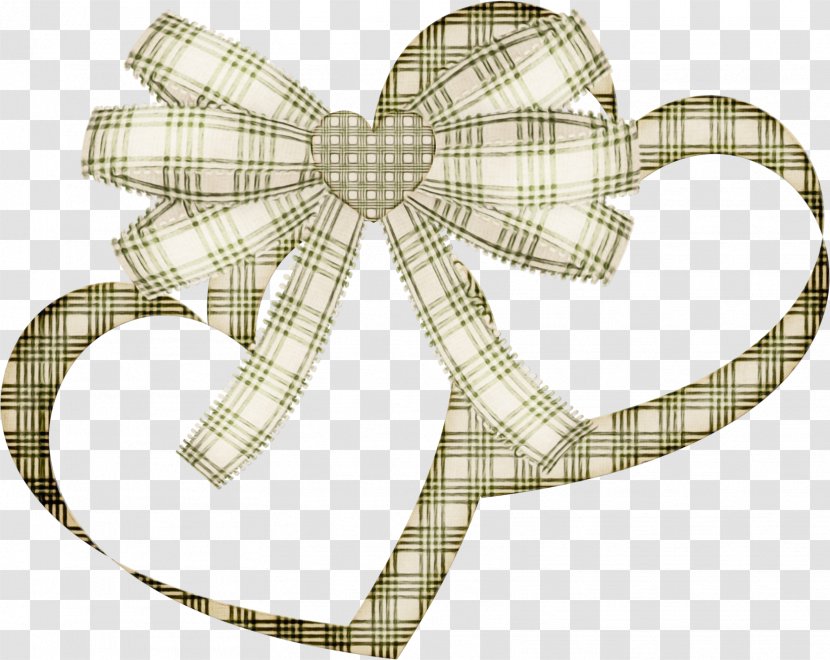 Cartoon Ribbon - Plaid Textile Transparent PNG