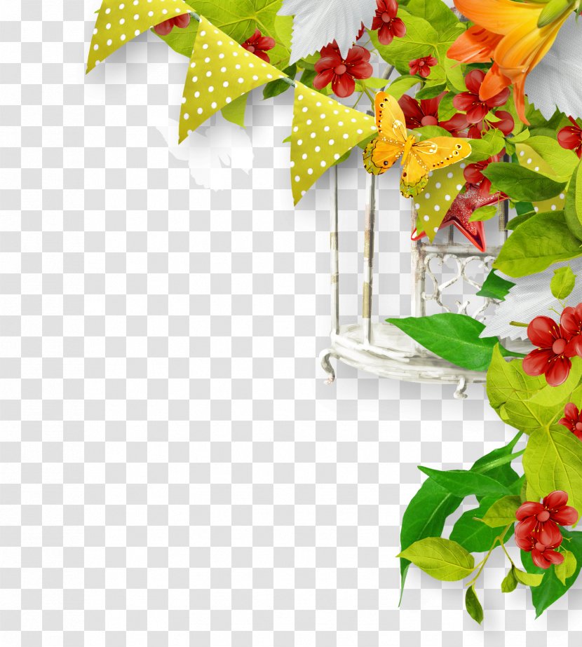 Ornament Flower Floral Design - Tree - Creative Vector Material Transparent PNG