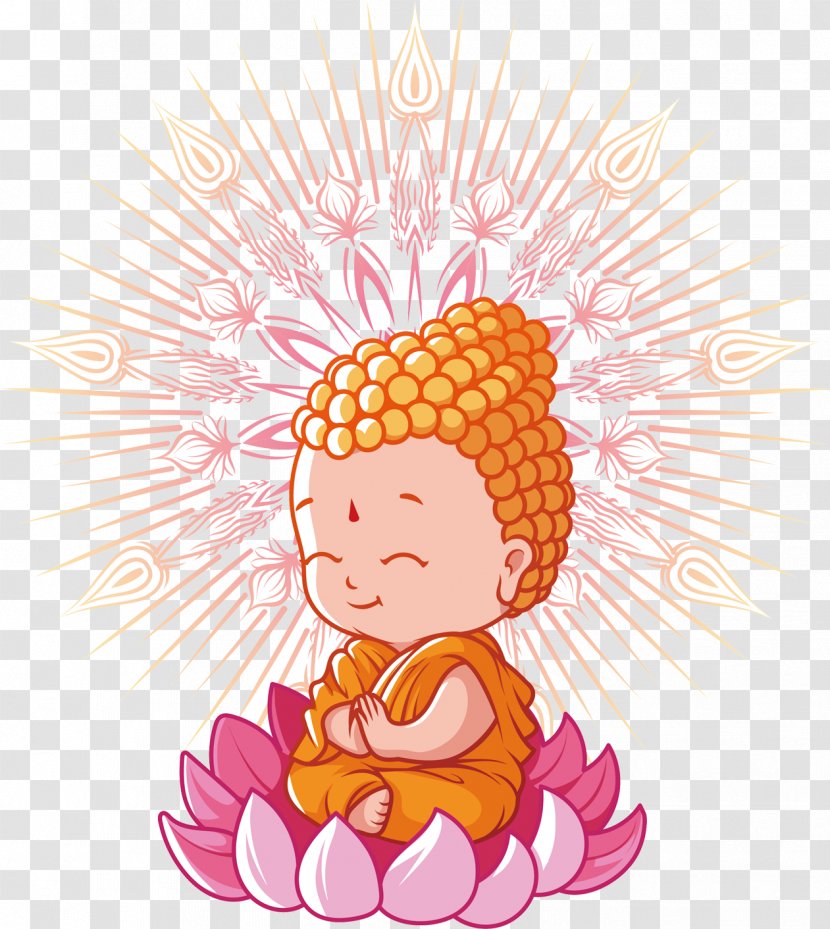 Buddhism Bhikkhu Buddhas Birthday Buddhist Meditation - Gautama Buddha - Vector Chanting Transparent PNG