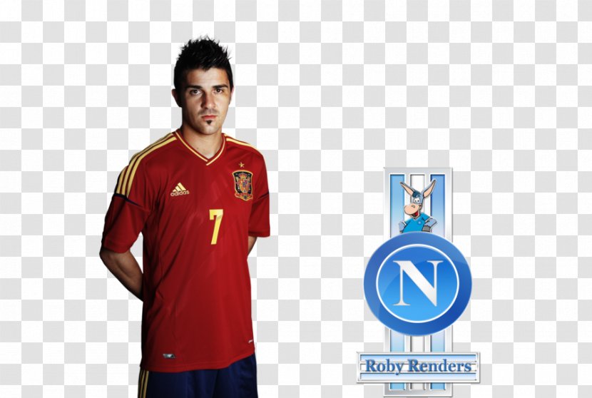 Spain National Football Team Rendering - David Villa Picture Transparent PNG