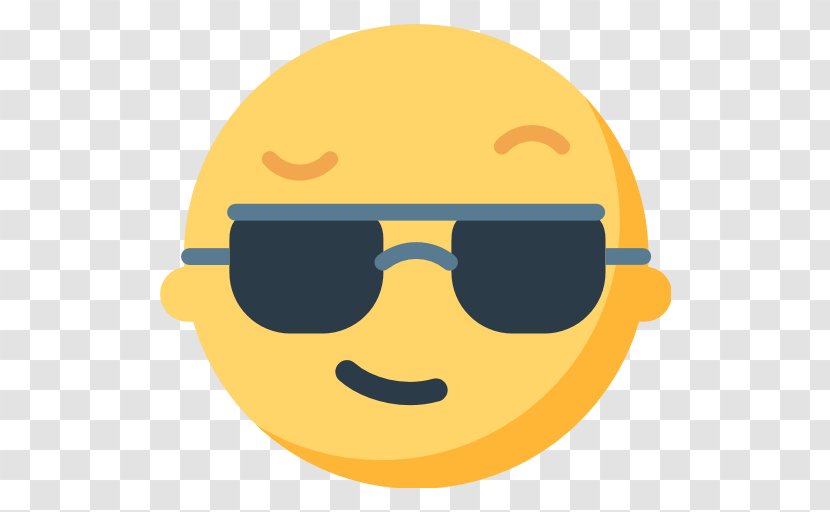 Emoji Sunglasses Smiley Smirk - Sticker Transparent PNG