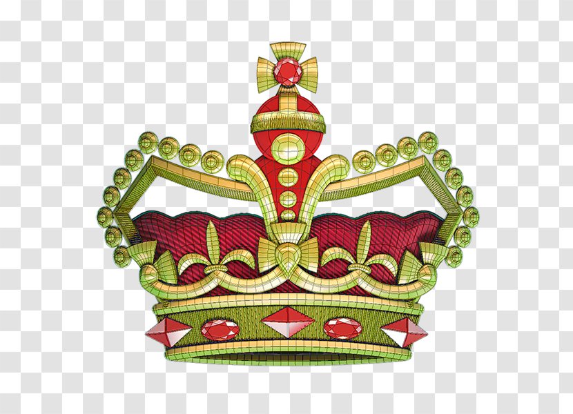 Crown 3D Computer Graphics Clip Art - Red Transparent PNG