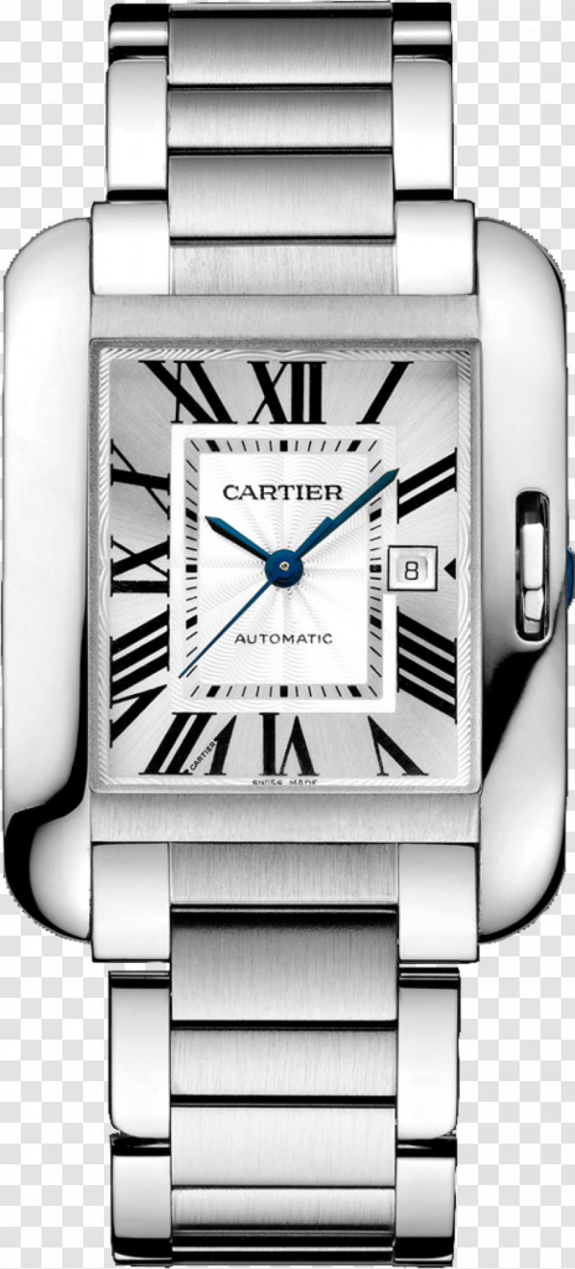 Cartier Tank Anglaise Automatic Watch Transparent PNG
