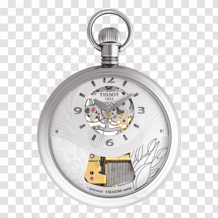 Tissot Pocket Watch Clock - Mechanical Transparent PNG