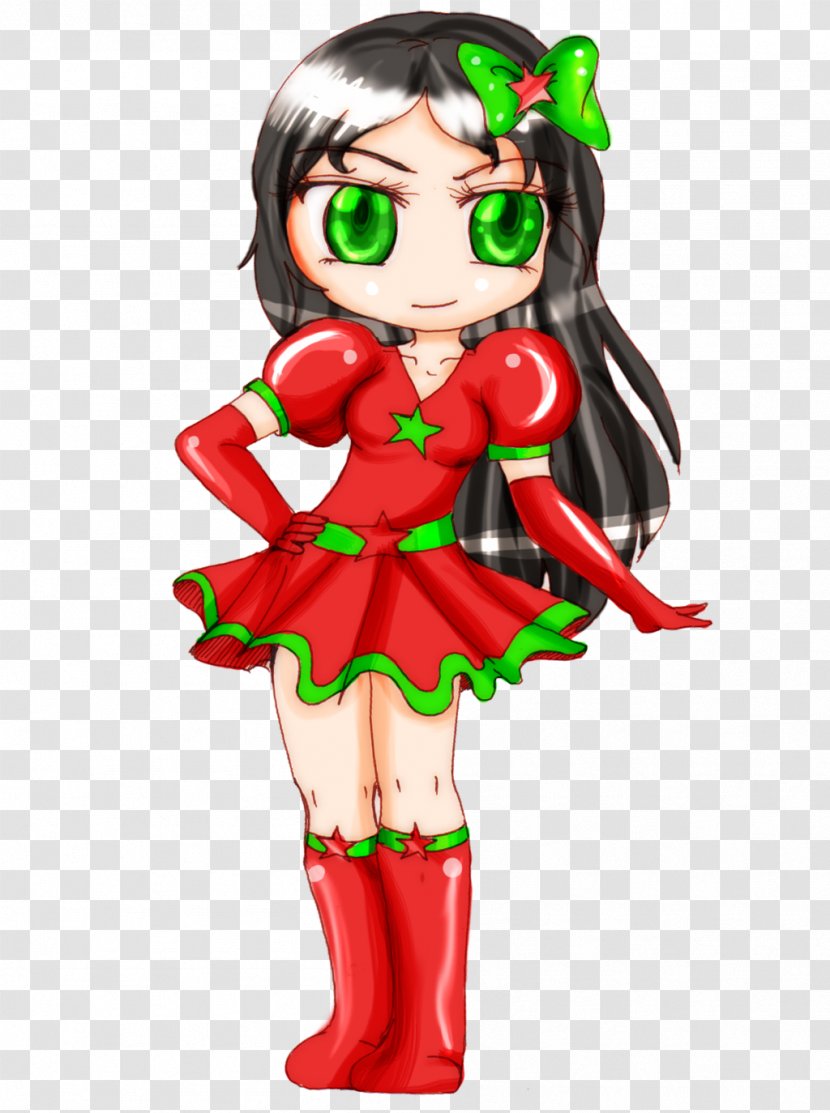 Christmas Elf Ornament Brown Hair Cartoon - Heart Transparent PNG