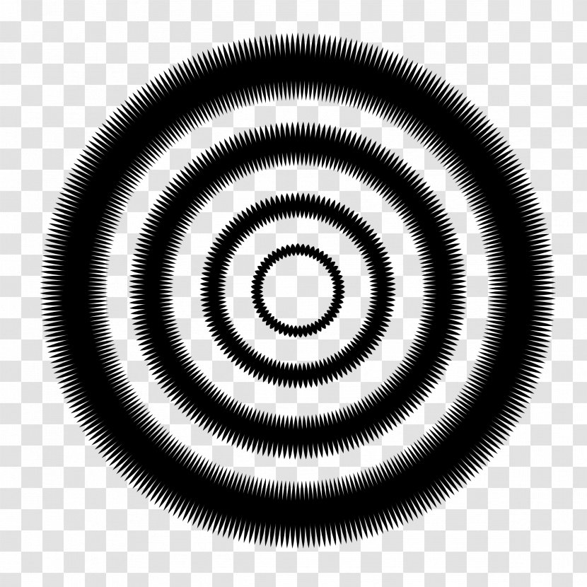 Circle White - Spiral Transparent PNG