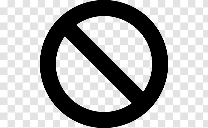 No Symbol Clip Art - Sign Transparent PNG