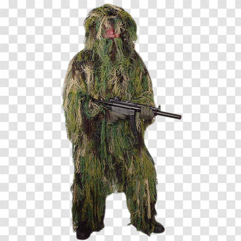 Ghillie Suits Military Camouflage U.S. Woodland - CAMOUFLAGE Transparent PNG