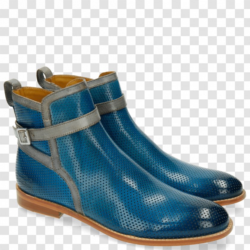 Blue Boot Leather Green Shoe Transparent PNG