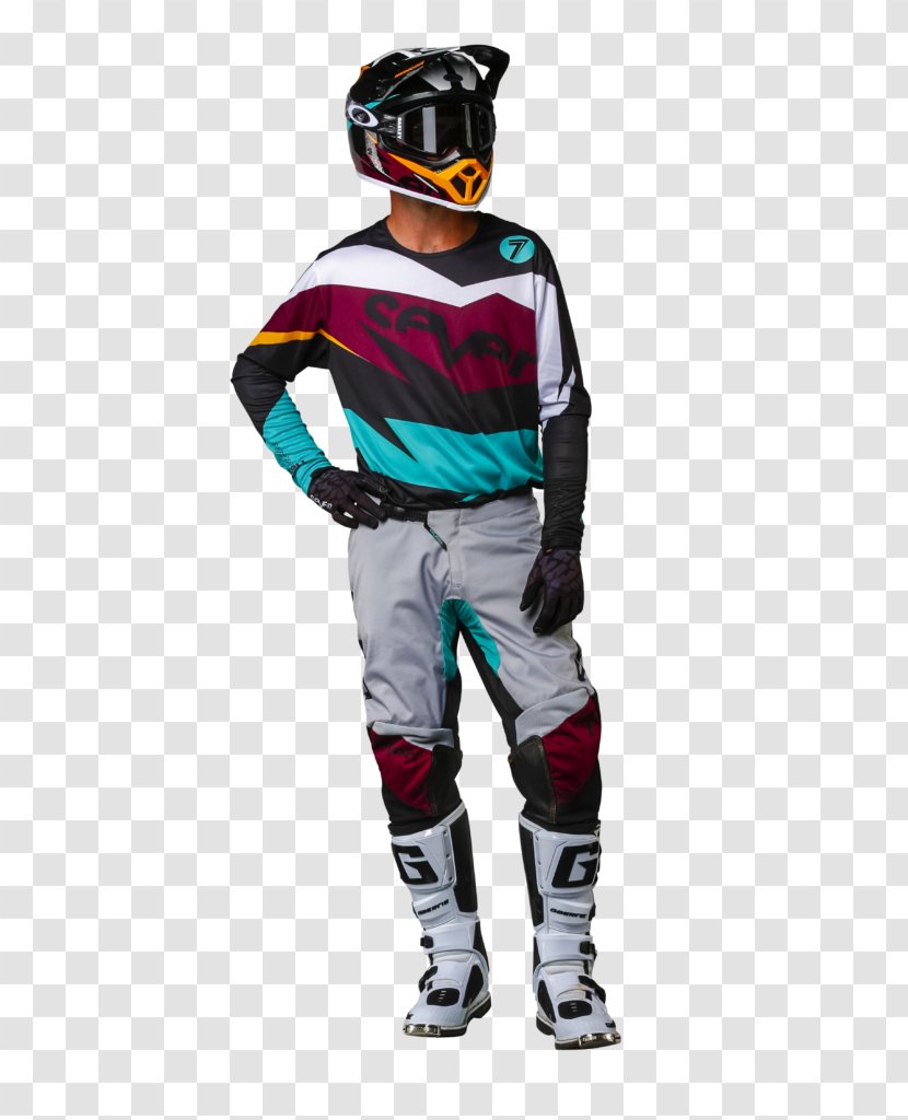 Motocross 0 1 Uniform Jersey - Hood - Futuristic Gear Transparent PNG