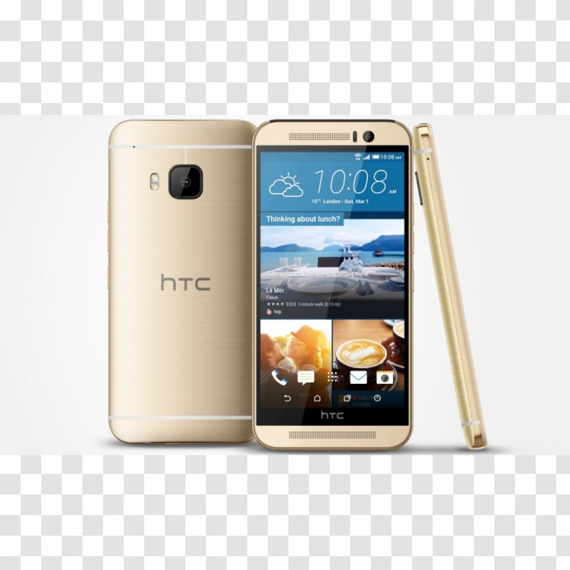 HTC One M9+ (M8) Mobile World Congress Smartphone - Android Transparent PNG