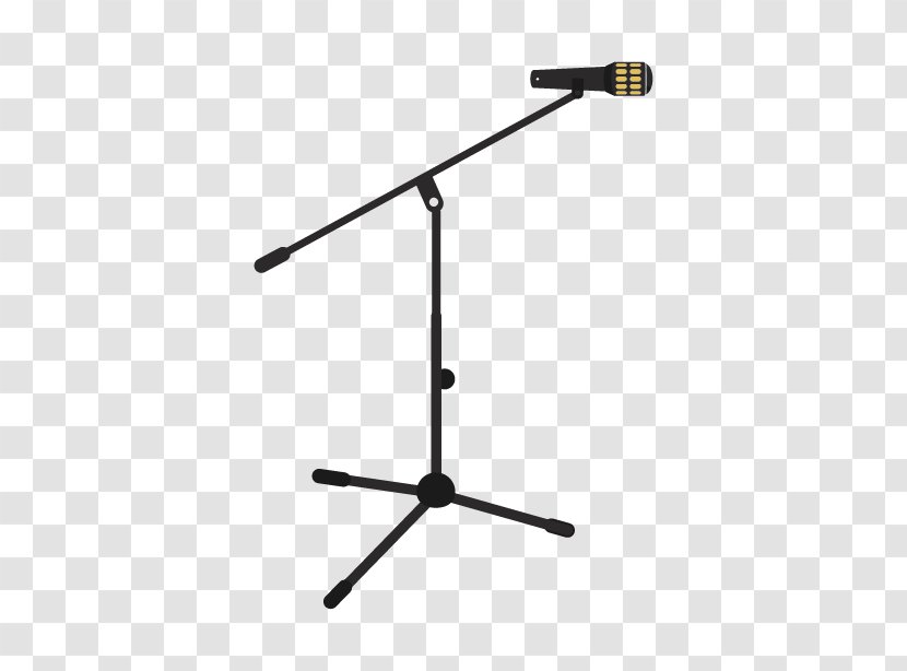 Microphone Stand Stage Illustration - Watercolor - Microphones Transparent PNG