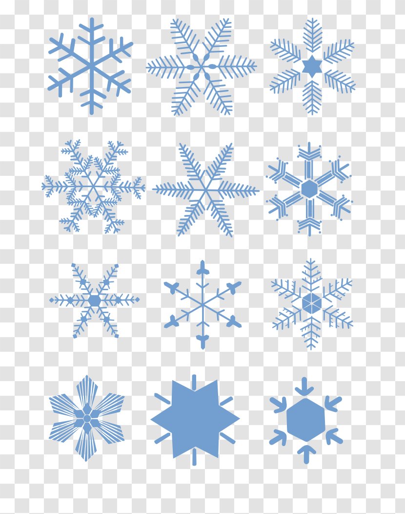 Snowflake Light Clip Art - White - Transparent Snowflakes Cliparts Transparent PNG