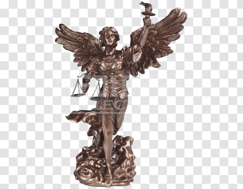 Gabriel Bronze Sculpture Michael Uriel Archangel - Zadkiel - Angel Transparent PNG