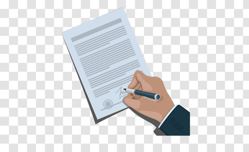 Document Contract Signature Certification Plagiarism - Collective Agreement Transparent PNG