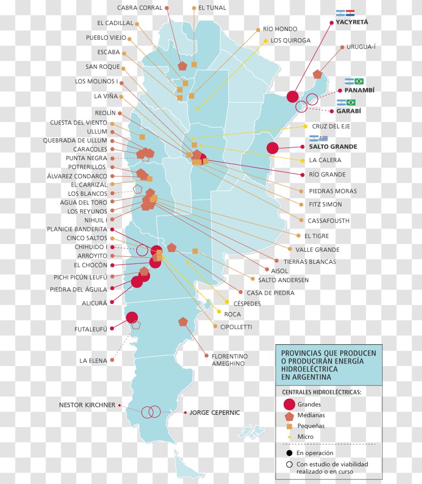 Argentina Map Central Hidroelèctrica Garabí Dam Energy - Power Station Transparent PNG