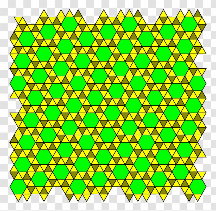 Snub Trihexagonal Tiling Tessellation Uniform Square - Hexagon - Plane Transparent PNG