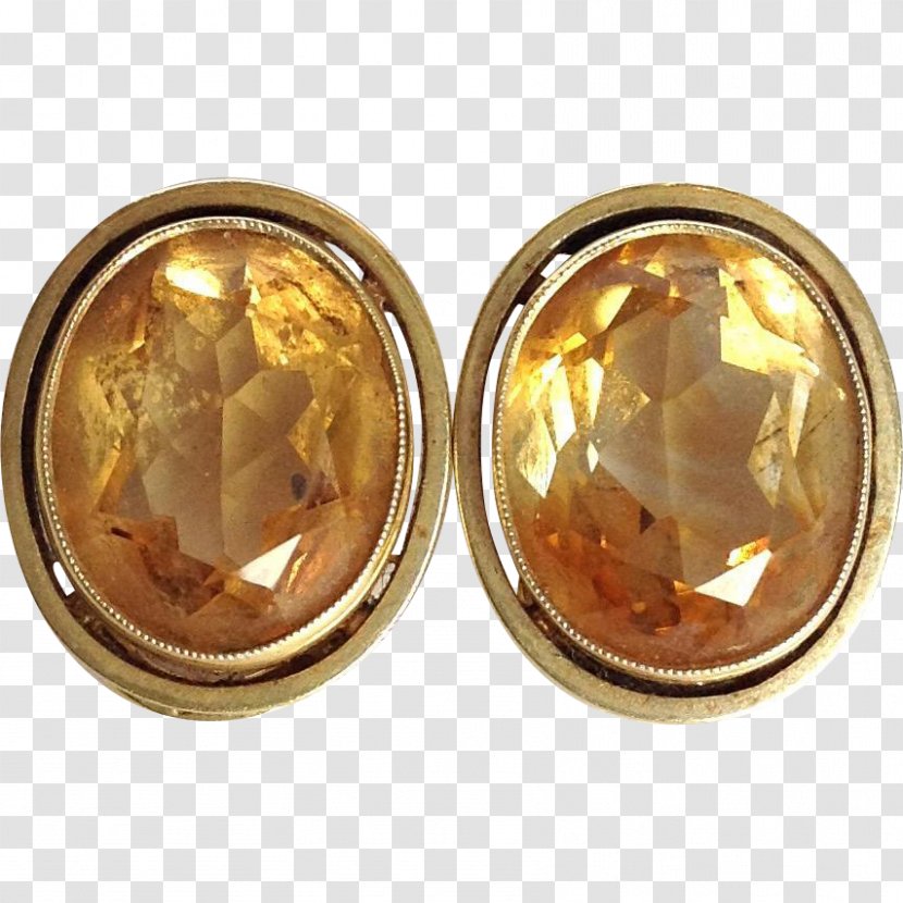 Earring Gemstone Body Jewellery Citrine - Earrings - Jewelry Transparent PNG