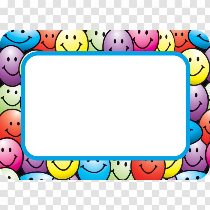 Smiley Name Tag Sticker Label Emoticon Transparent PNG