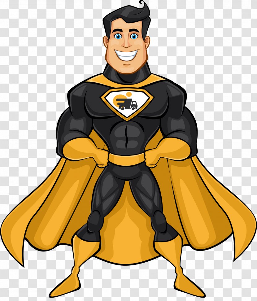 Superhero Outerwear Clip Art - Fictional Character Transparent PNG