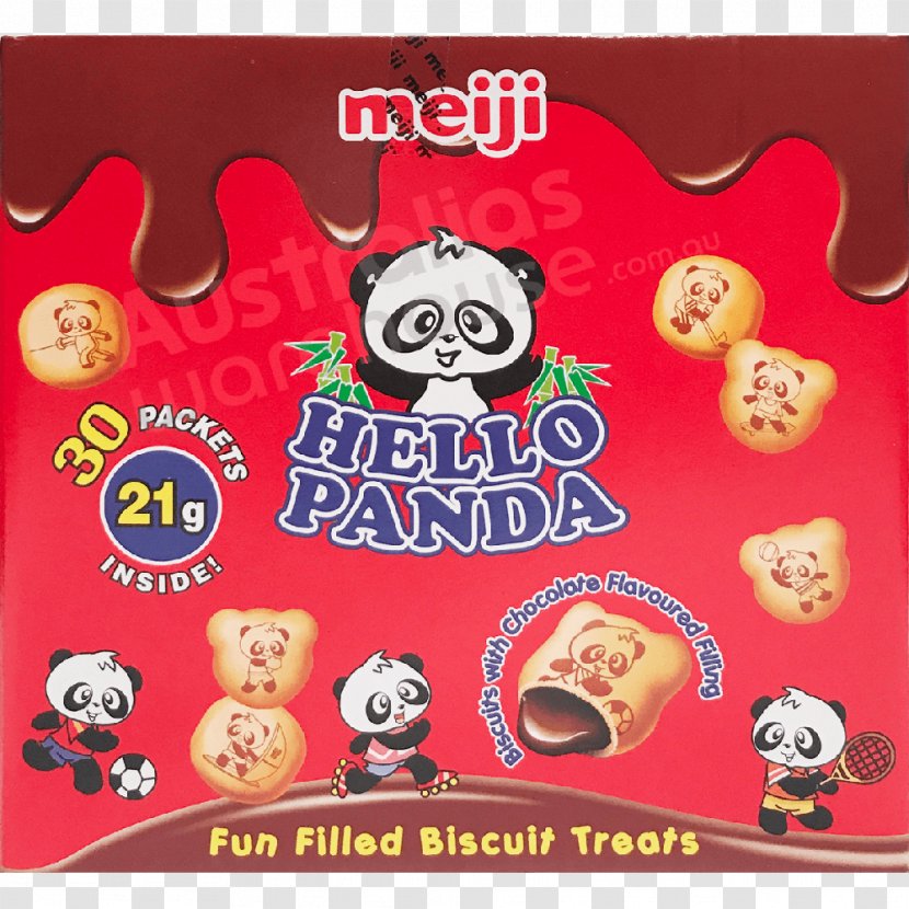 Hello Panda Chocolate Chip Cookie Giant Biscuit - Nuts Transparent PNG