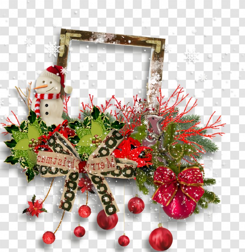 Christmas Frame Border Decor - Pine - Family Ornament Transparent PNG