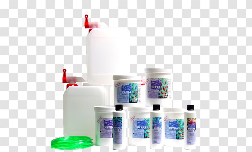 Salt Coral And Fish Store Plastic Bottle Calcium Chloride - Liquid - Aquarium Transparent PNG