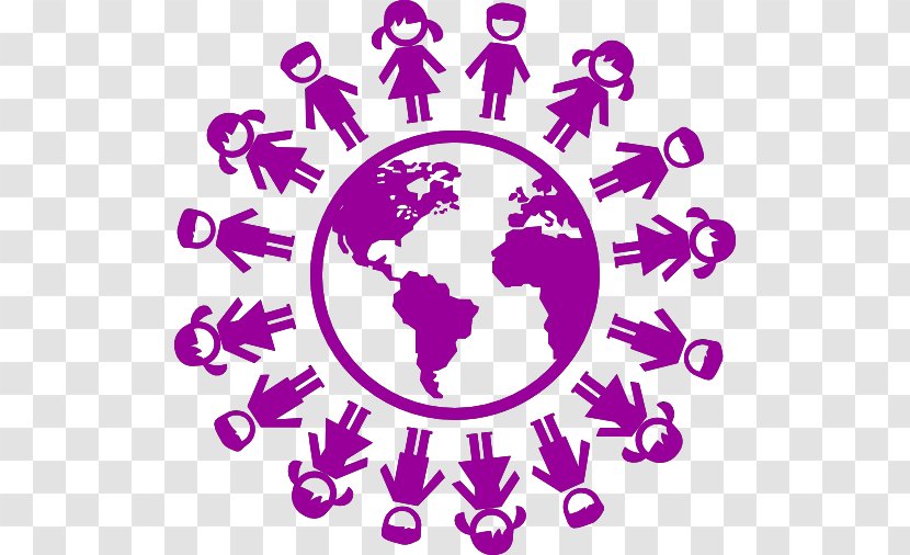 Planet Earth Business Logo - Purple Transparent PNG