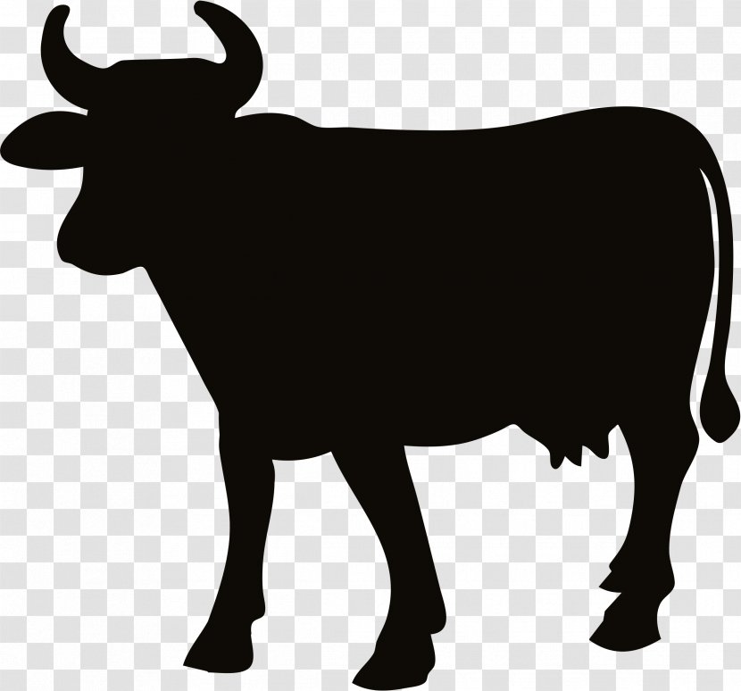Charolais Cattle Hereford Silhouette Clip Art - Farm - Ox Transparent PNG