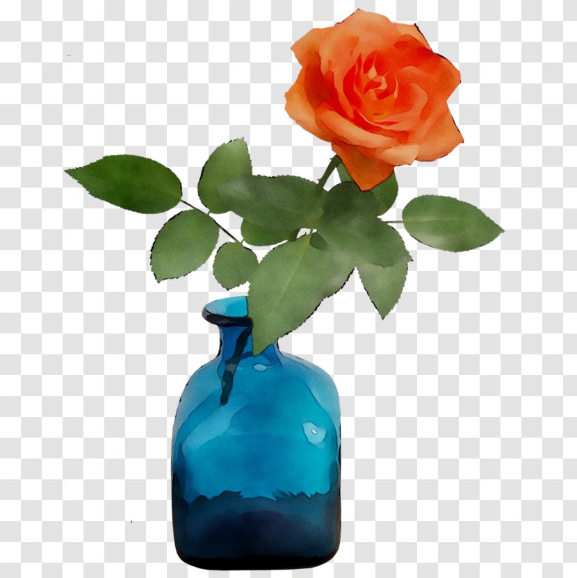 Garden Roses Vase Still Life Photography Cut Flowers - Artificial Flower - Cobalt Blue Transparent PNG