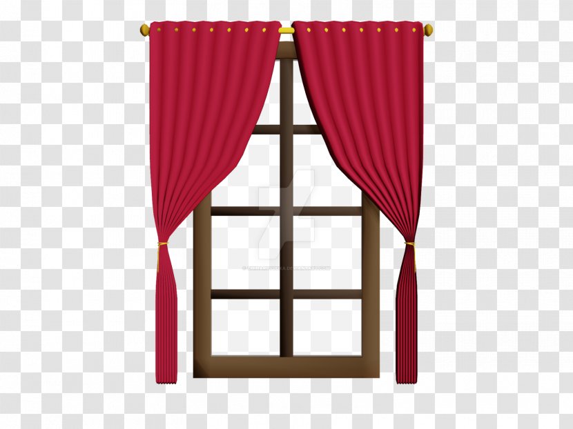 Window Treatment Curtain Shade Bed - Wall - Curtains Transparent PNG