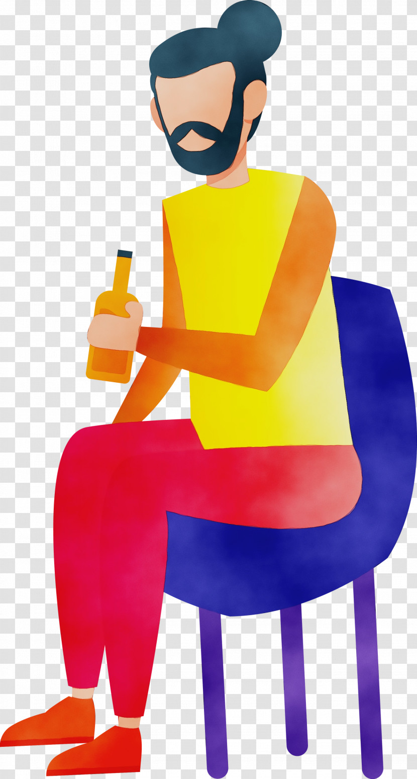 Character Chair Line Behavior Human Transparent PNG