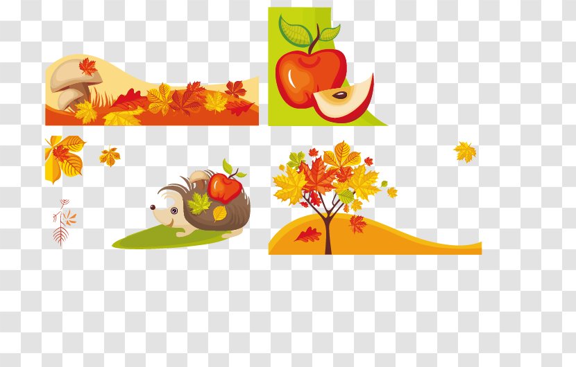Tree Autumn - Petal - Trees And Apple Transparent PNG