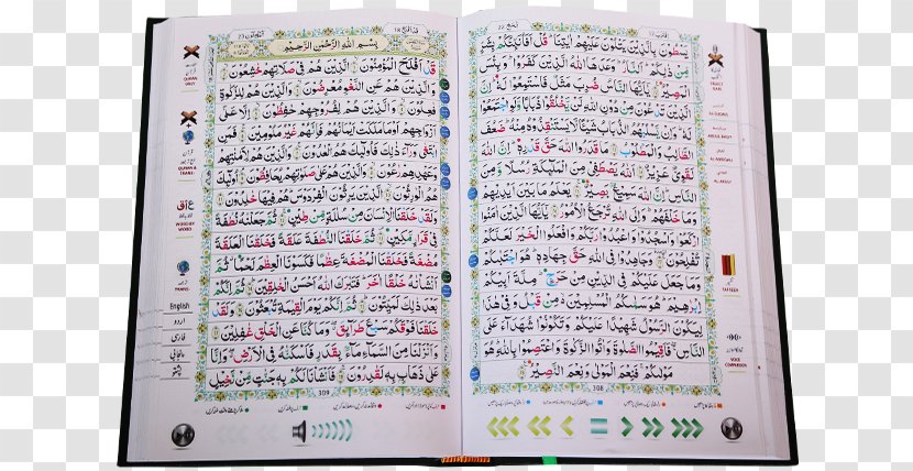 Paper Font - Book - Quran Pak Transparent PNG