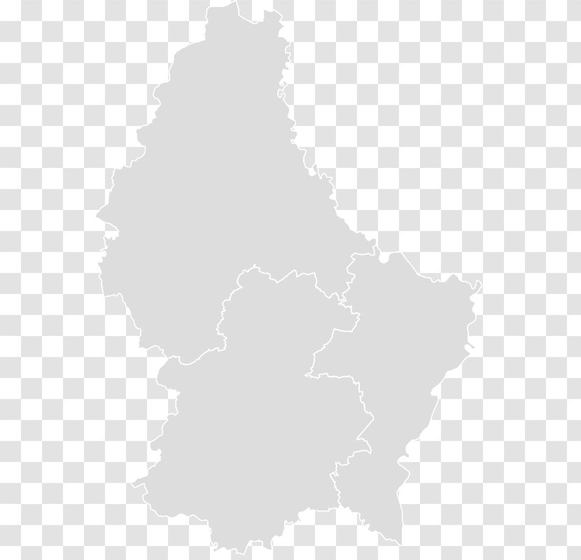 Luxembourg City Blank Map - Geography Transparent PNG