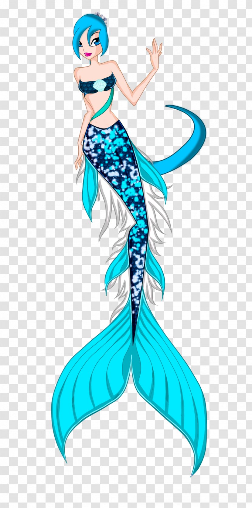 Mermaid Tail Clip Art - Fictional Character Transparent PNG