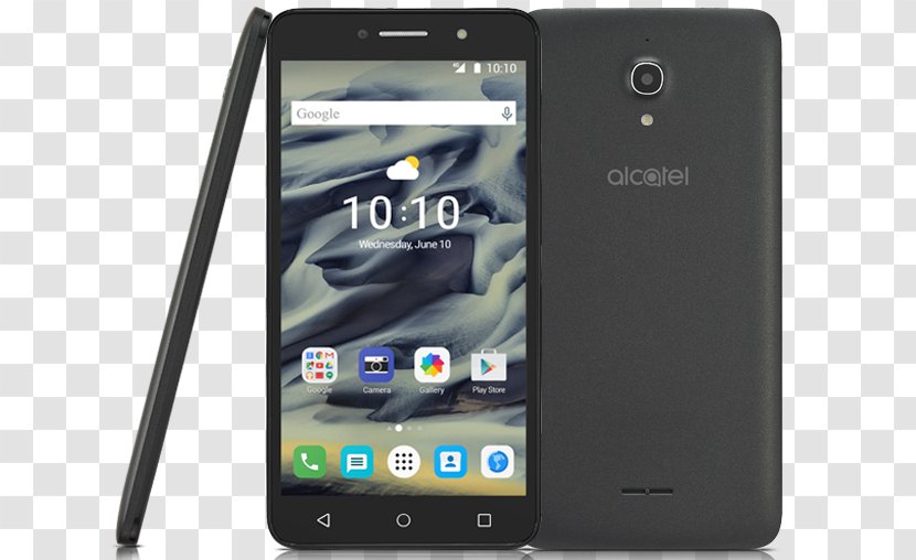 Alcatel Mobile Android Telephone OneTouch PIXI 4 (5) Smartphone - Phones - Black H5 Interface App Micro-page Transparent PNG