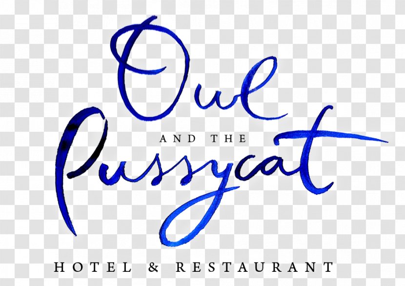 Galle Owl And The Pussycat Hotel & Restaurant Boutique - Handwriting - Luxury Logo Transparent PNG