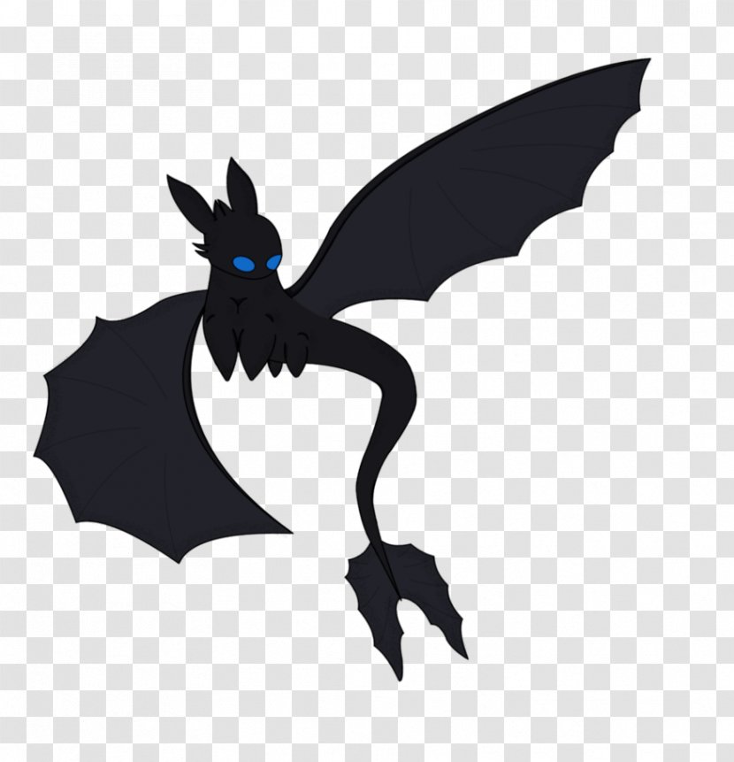 Dragon Silhouette BAT-M - Fictional Character - Night Fury Transparent PNG