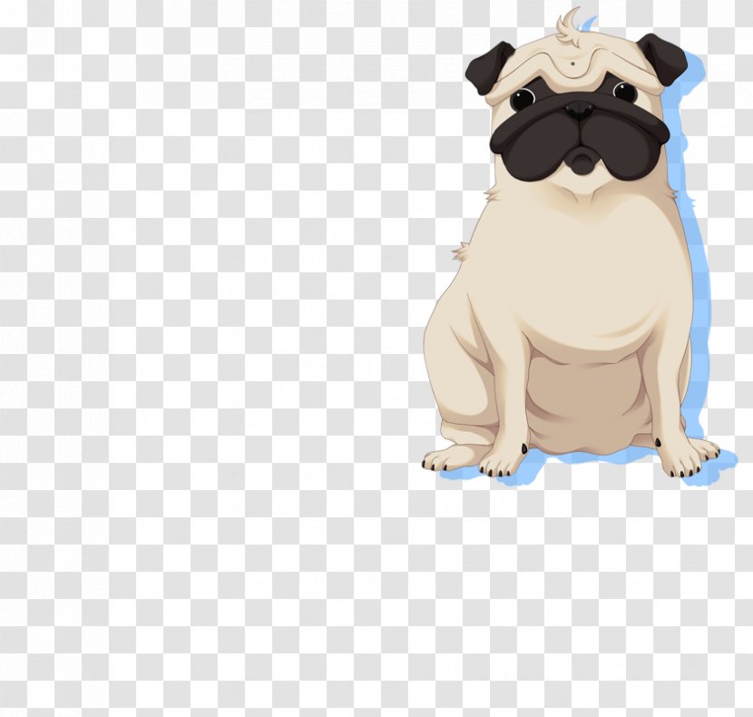 Pug Puppy Dog Breed Canidae Snout - High Pressure Cordon Transparent PNG