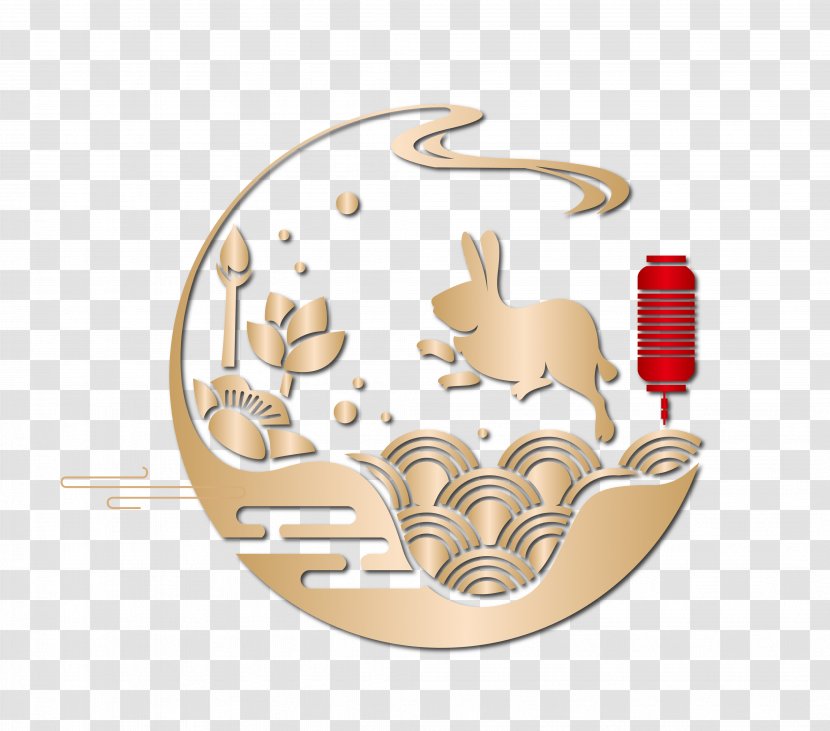 Mid-Autumn Festival Moon Rabbit Clip Art - Vector Mid Autumn Transparent PNG