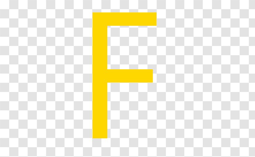 Letter F Alphabet - Rectangle - Gold Transparent PNG
