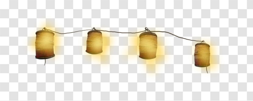 Lantern Lighting Candle Earring Transparent PNG