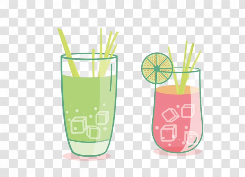 Juice Soft Drink Limeade Health Shake Glass - Green - Of Fruit Transparent PNG